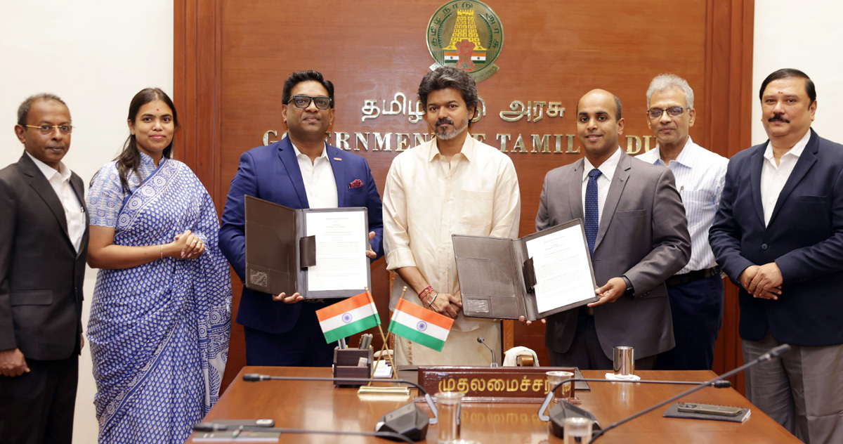 தமிழகத்தில் புதிய உலகளாவிய திறன் மையம்: முதல்வர் விஜய் முன்னிலையில் ரூ.1,000 கோடி ஒப்பந்தம்!